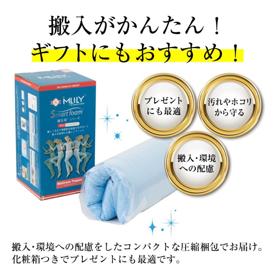 MLILY（エムリリー） 【医師・専門家が推奨】 マットレス ダブル 高