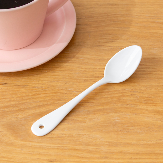 2/25はポイント10倍／ ティースプーン 琺瑯 ホーロー カトラリー Blanc