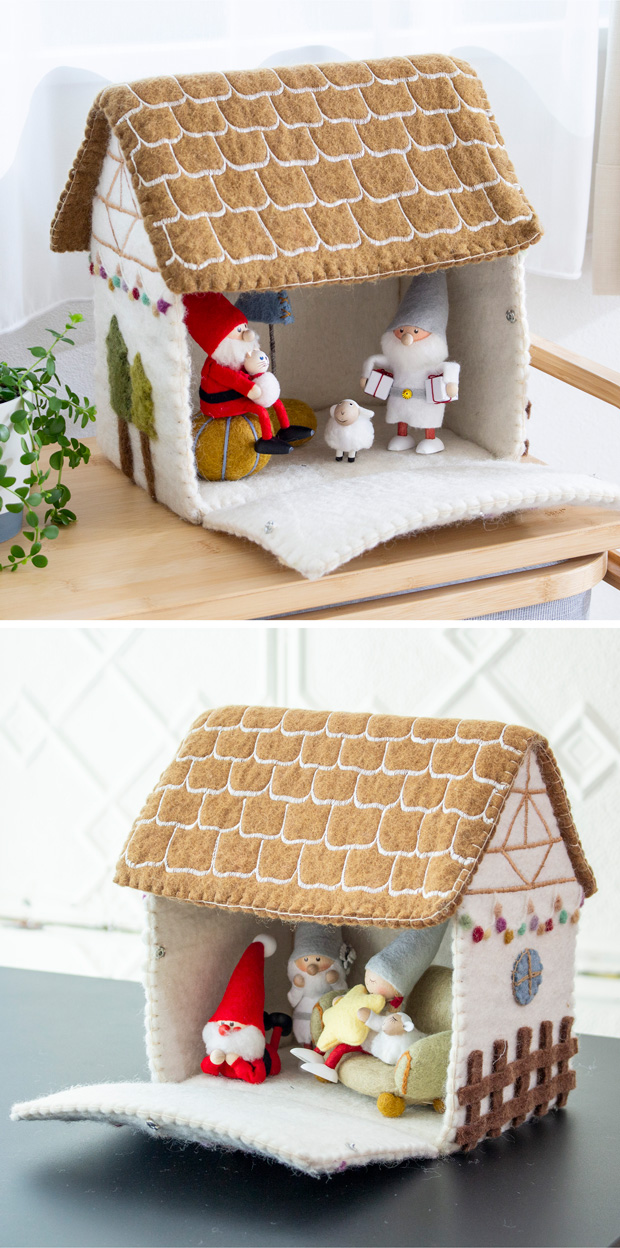 2/25はポイント10倍／ ミニチュア ドールハウス ガーランドライト 家