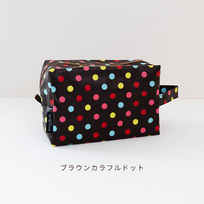 ラミネートポーチ おむつポーチ 大容量 軽量 撥水 お着替えポーチ