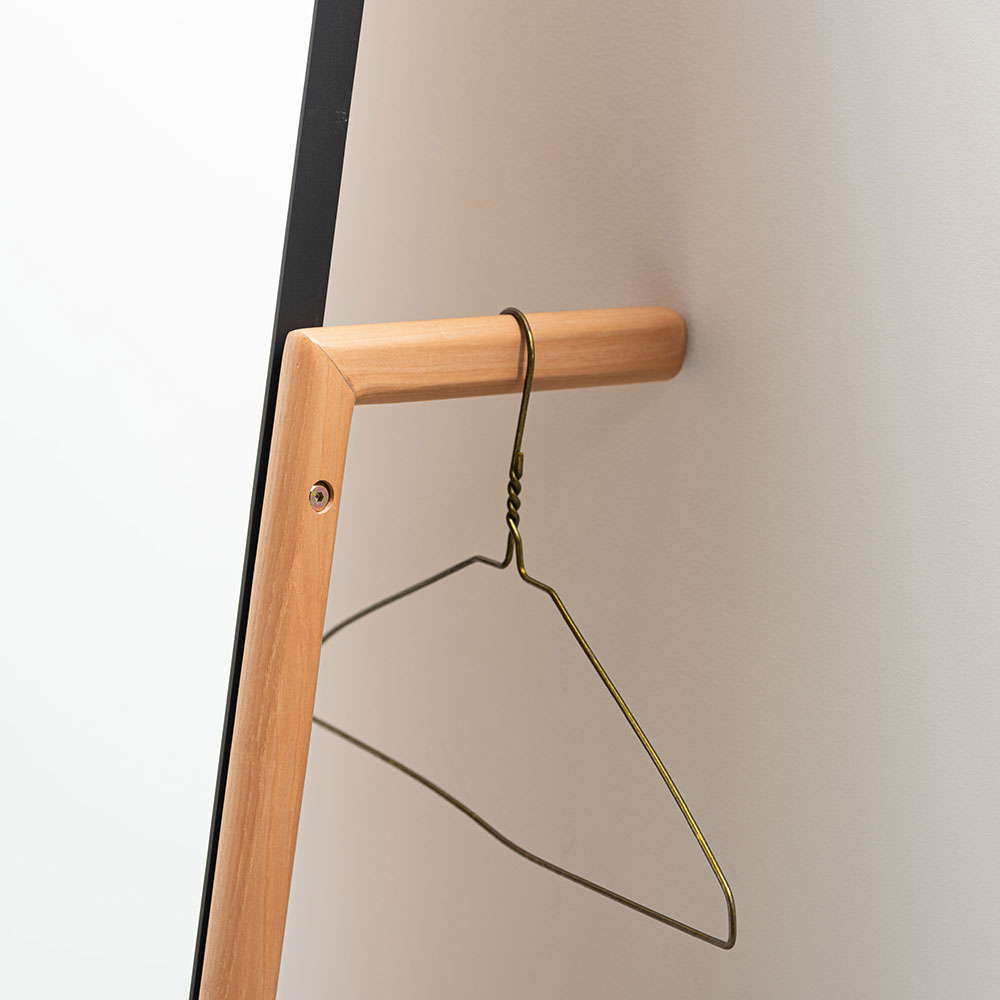 東谷 姿見 全身鏡 スタンドミラー おしゃれ ハンガー 木 アーチ ミラー