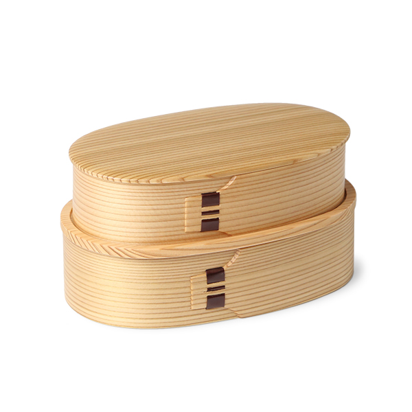 曲げわっぱ 弁当箱 小判入子 レディース 栗久 わっぱ弁当 国産 日本製