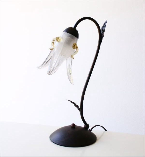 テーブルランプ アンティーク おしゃれ ガラス シェード テーブル