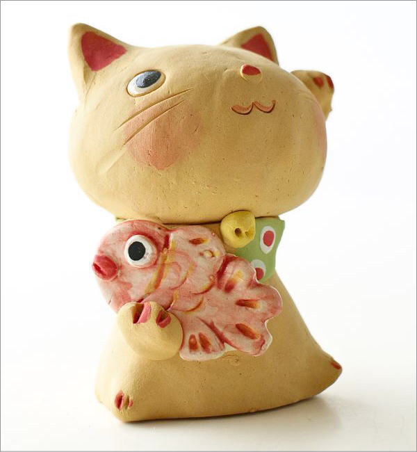 招き猫 おしゃれ 置物 オブジェ ねこ ネコ 陶器 かわいい 日本製 美濃