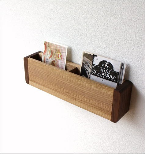 レターラック 壁掛け おしゃれ 木製 収納 ウォールシェルフ 状差し