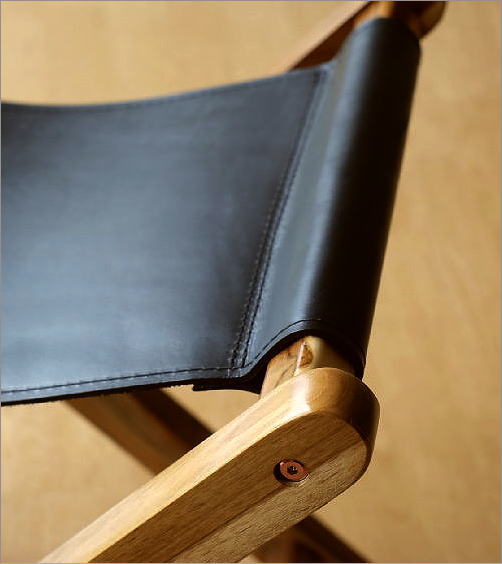 スツール 木製 レザー 本革 折りたたみ おしゃれ 玄関 椅子 チェア