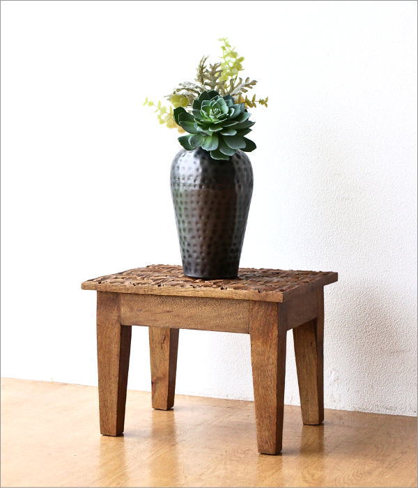 花台 木製 おしゃれ 室内 フラワースタンド 玄関 天然木 無垢材 ベッド