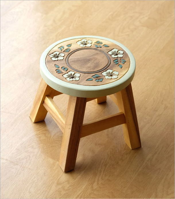 スツール 木製 椅子 いす イス ミニスツール 玄関 花台 ミニテーブル