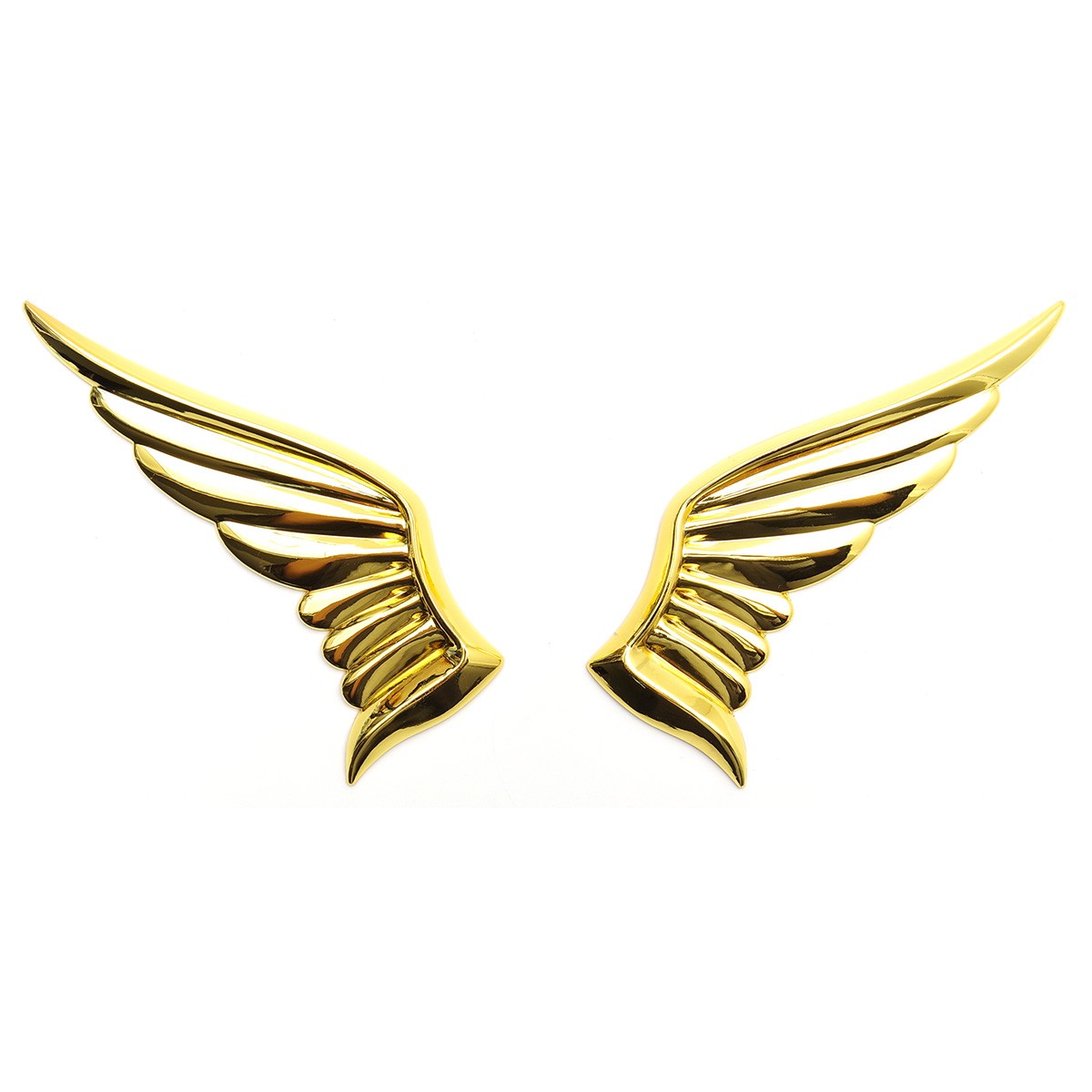 ステッカー 車 おしゃれ かっこいい 車用 翼 ウィング 金属 車用