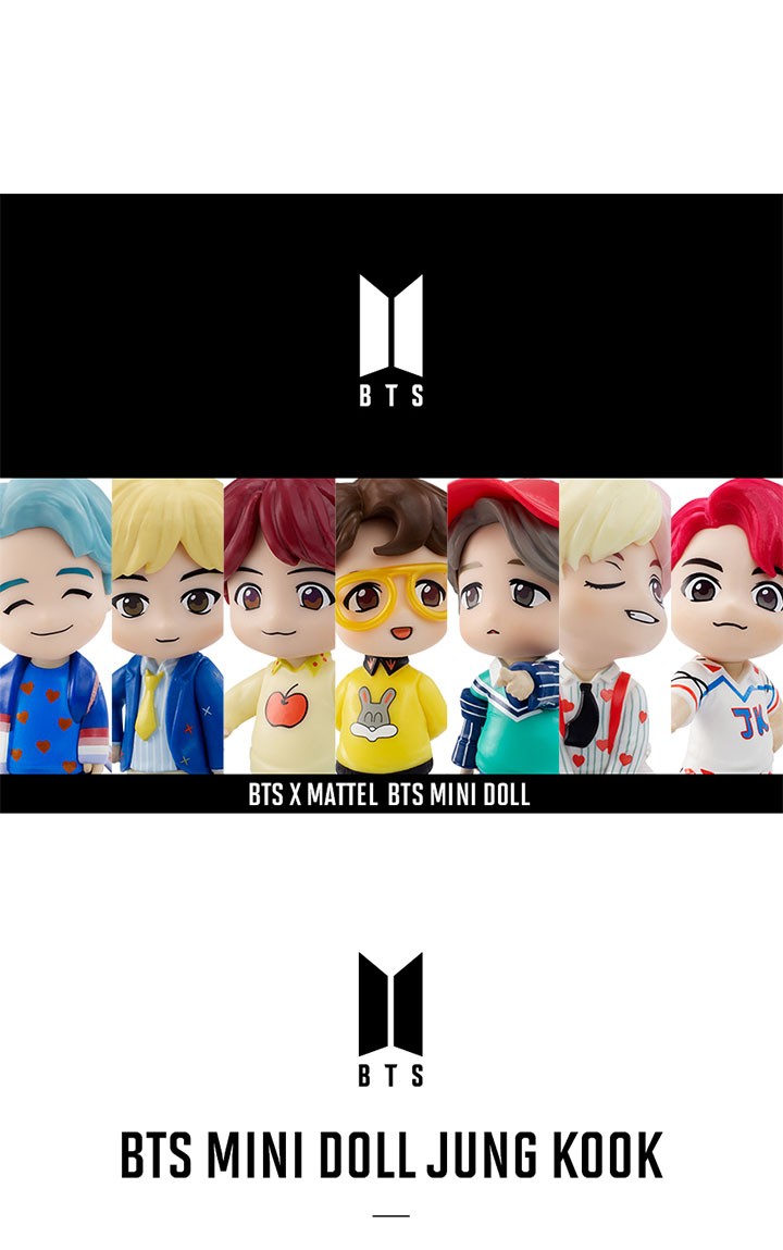 BTS 防弾少年団 バンタン × MATTEL MINI DOLL ミニドール JUNG KOOK