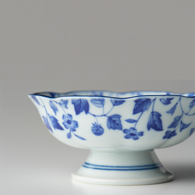 食器 和食器 小鉢 高台 足つき ボウル デザートカップ 12cm 和モダン