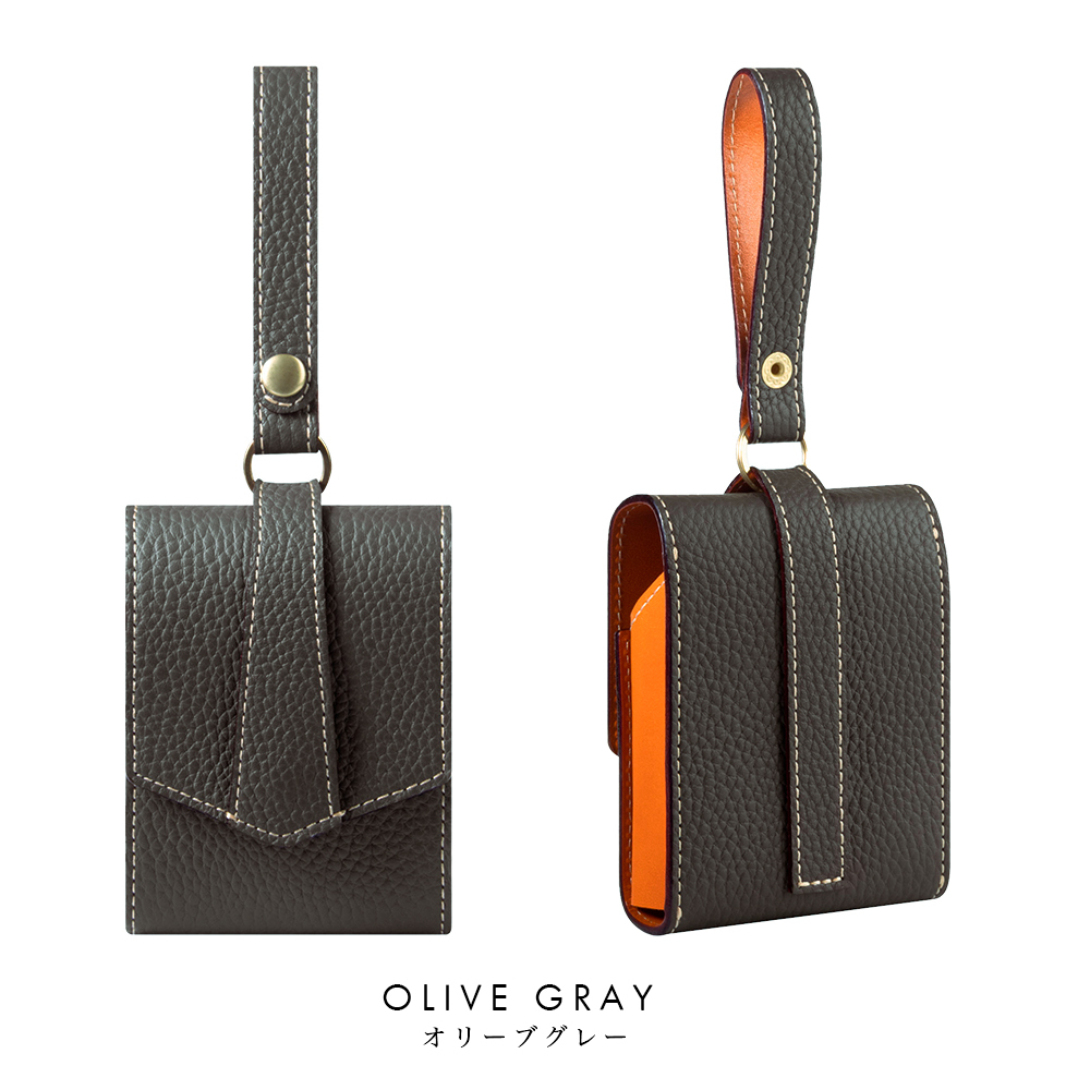 本革 シガレットケース ストラップ付 レディース メンズ 革 ケース