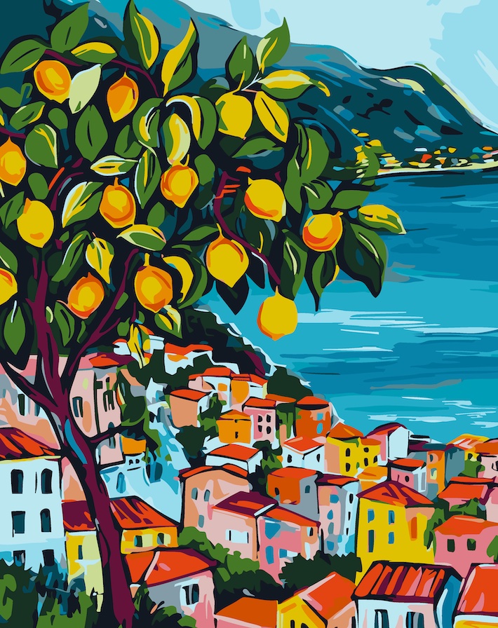 ペイントバイナンバー 大人の塗り絵 油絵 クリスマス フレーム付き