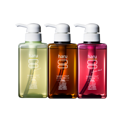 haru（ハル） シャンプー haru kurokami スカルプ 選べる 3本 セット