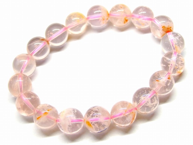 天然石 パワーストーン 65787 ピンクホワイトファントムガーデン