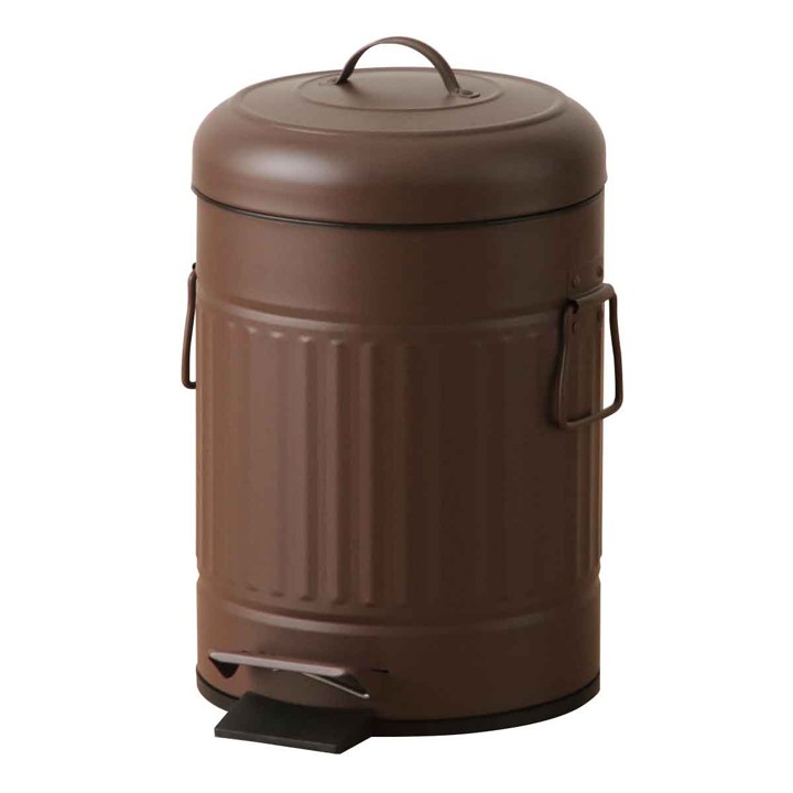 ゴミ箱 ふた付き おしゃれ コンパクトサイズ スチール ペダルペール 5L