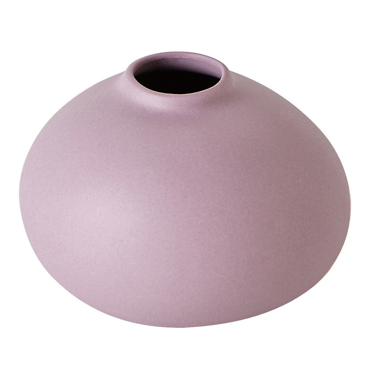 花瓶 AYAフラワーベース ラウンド 陶器 （ 花びん 花器 ベース 無地