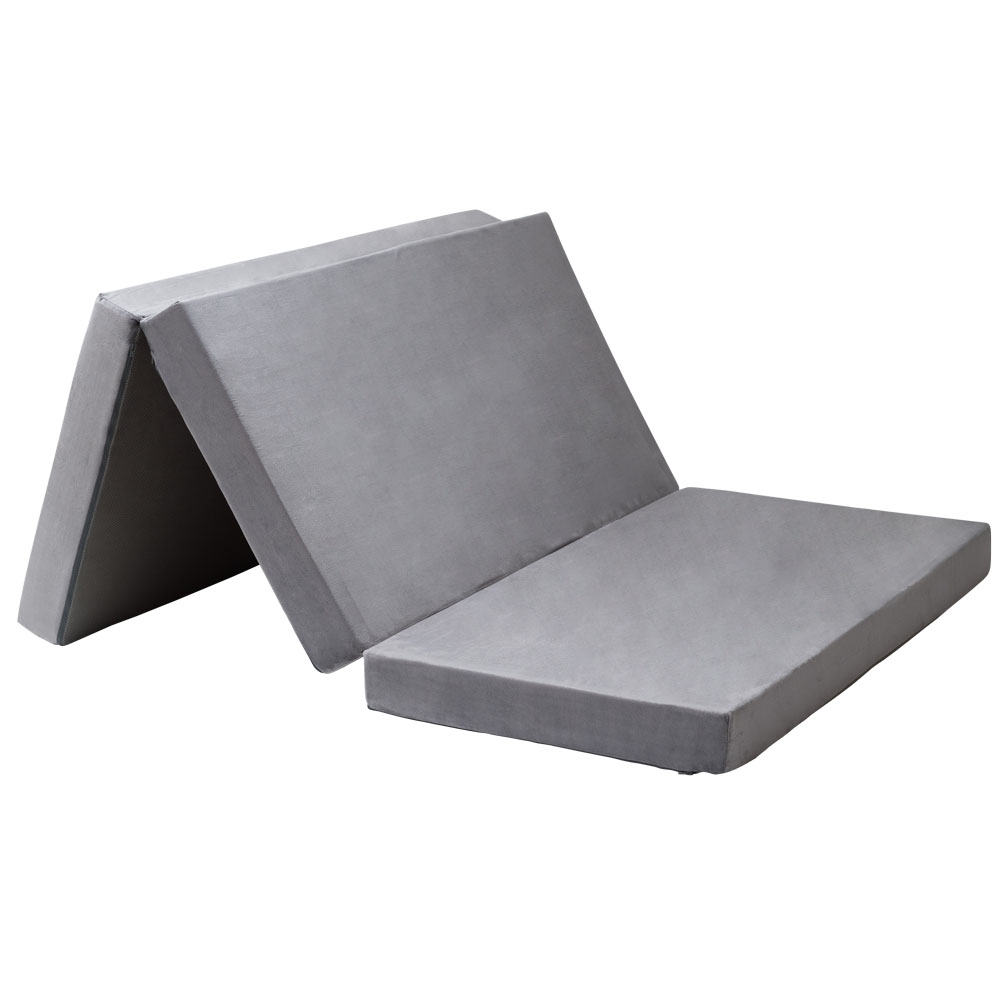 マットレス シングル 三つ折り 高反発 折りたたみ カバー ベッド