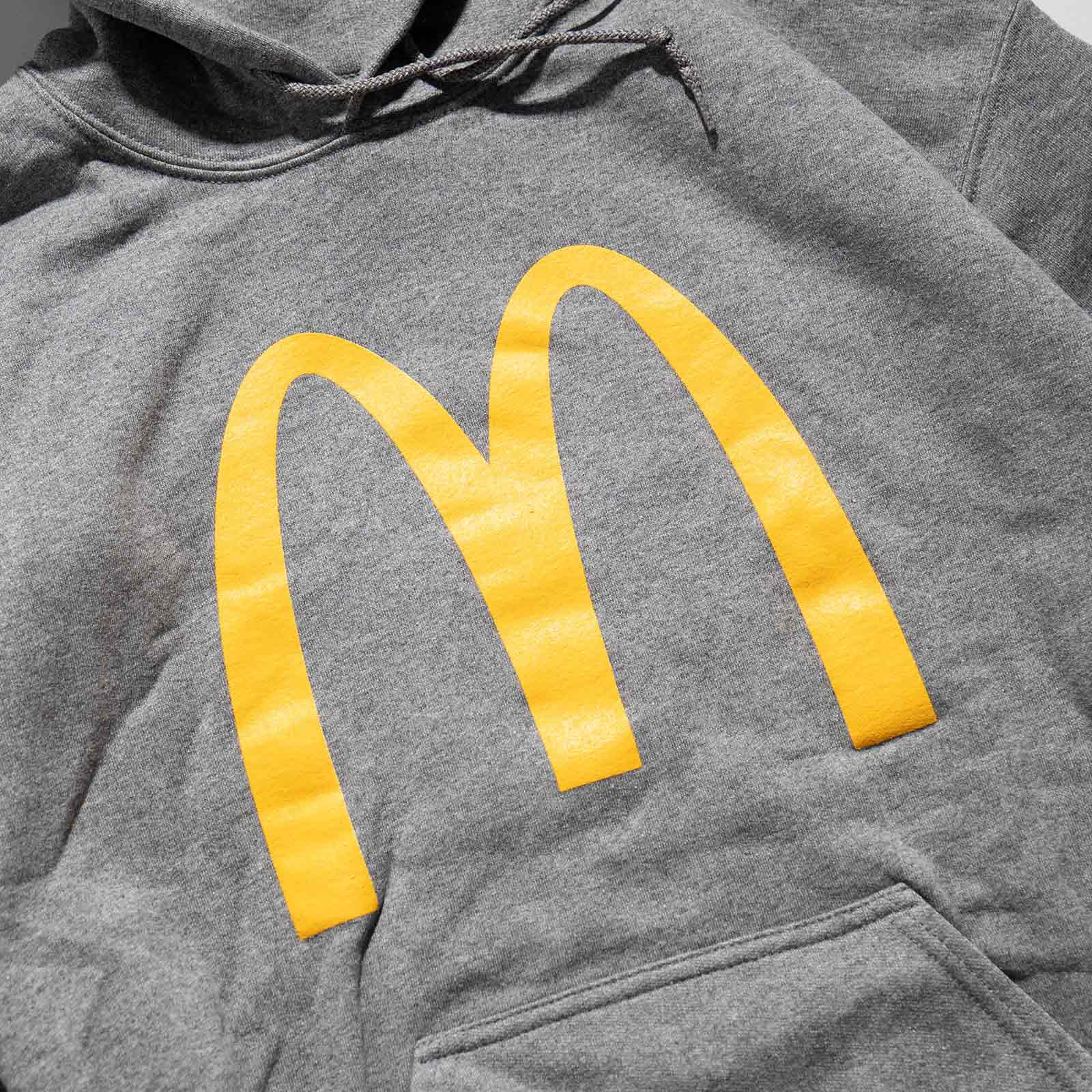 マクドナルド McDonald's アーチロゴ バリューフーディー グレー
