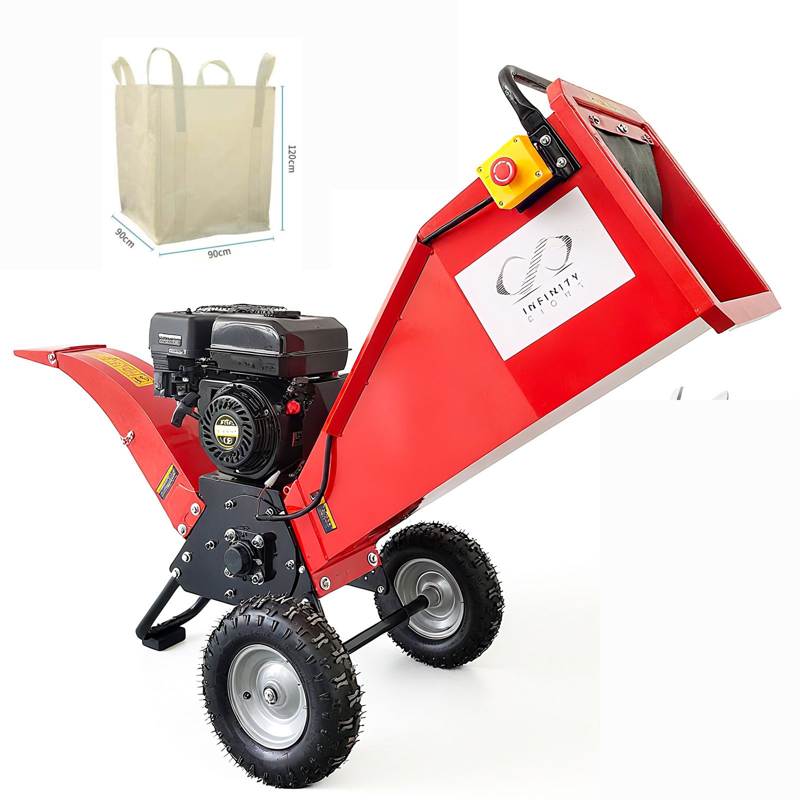 ウッドチッパー 粉砕機 エンジン粉砕機 7馬力 最大枝径70mm ガーデン