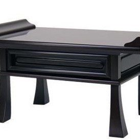 なーむくまちゃん工房 国産 経机 紫檀・黒檀 14号 幅42cm 日本製 仏壇