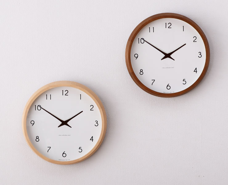 LEMNOS（レムノス） Campagne（カンパーニュ） 掛時計 電波時計 : 家具