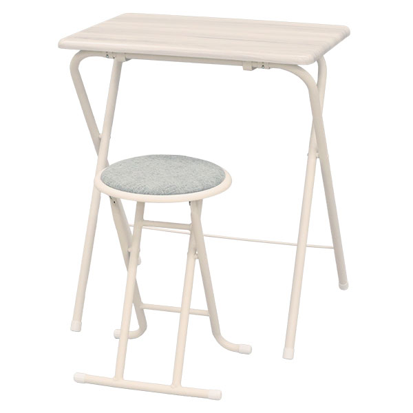 デスク チェア セット テーブル 折り畳み 完成品 折りたたみテーブル