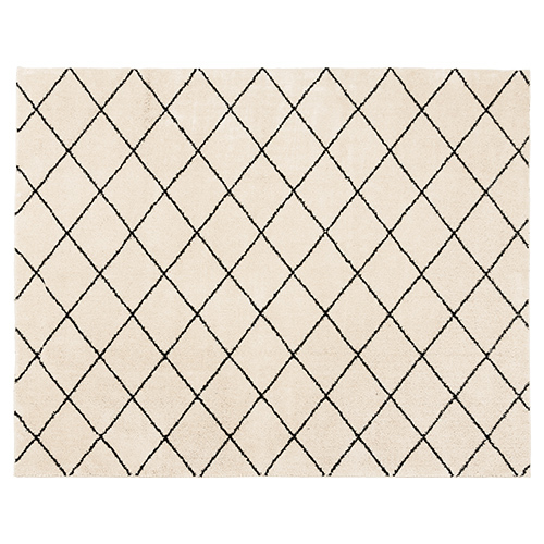 ぼん家具 ラグ ラグマット カーペット ベニワレン モロッカン柄 約 190