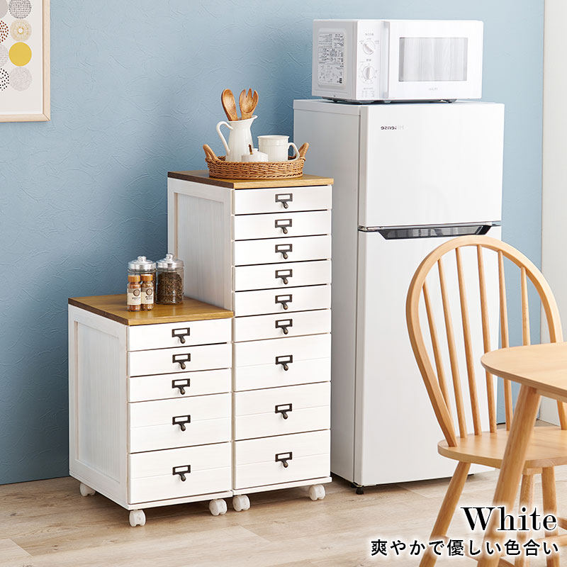 HAGiHARA（萩原） チェスト 9段 B4 引出し アンティーク 収納 棚