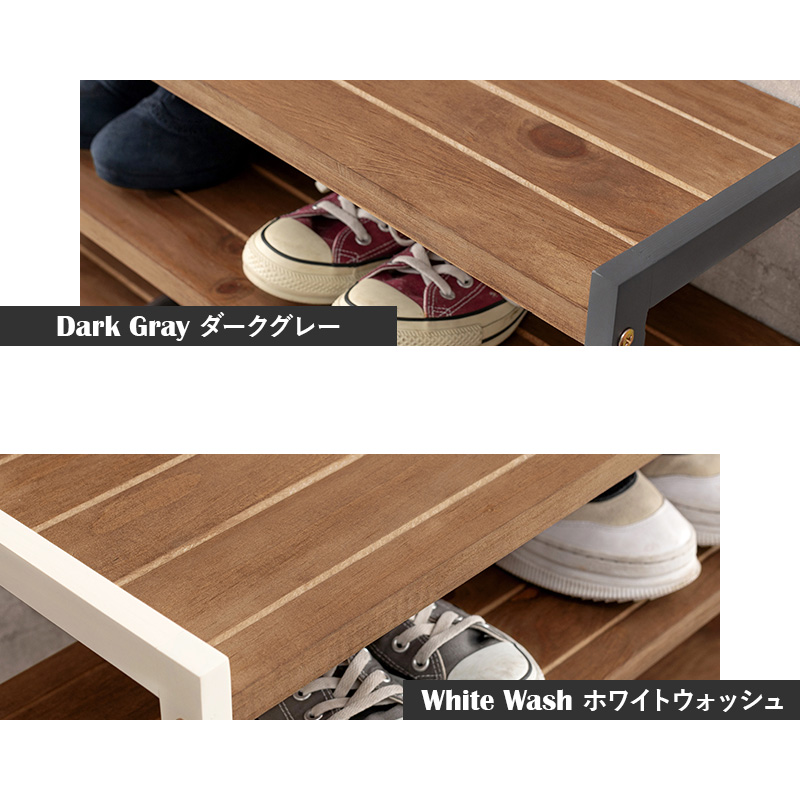 HAGiHARA（萩原） シューズラック スリム シューズボックス 下駄箱