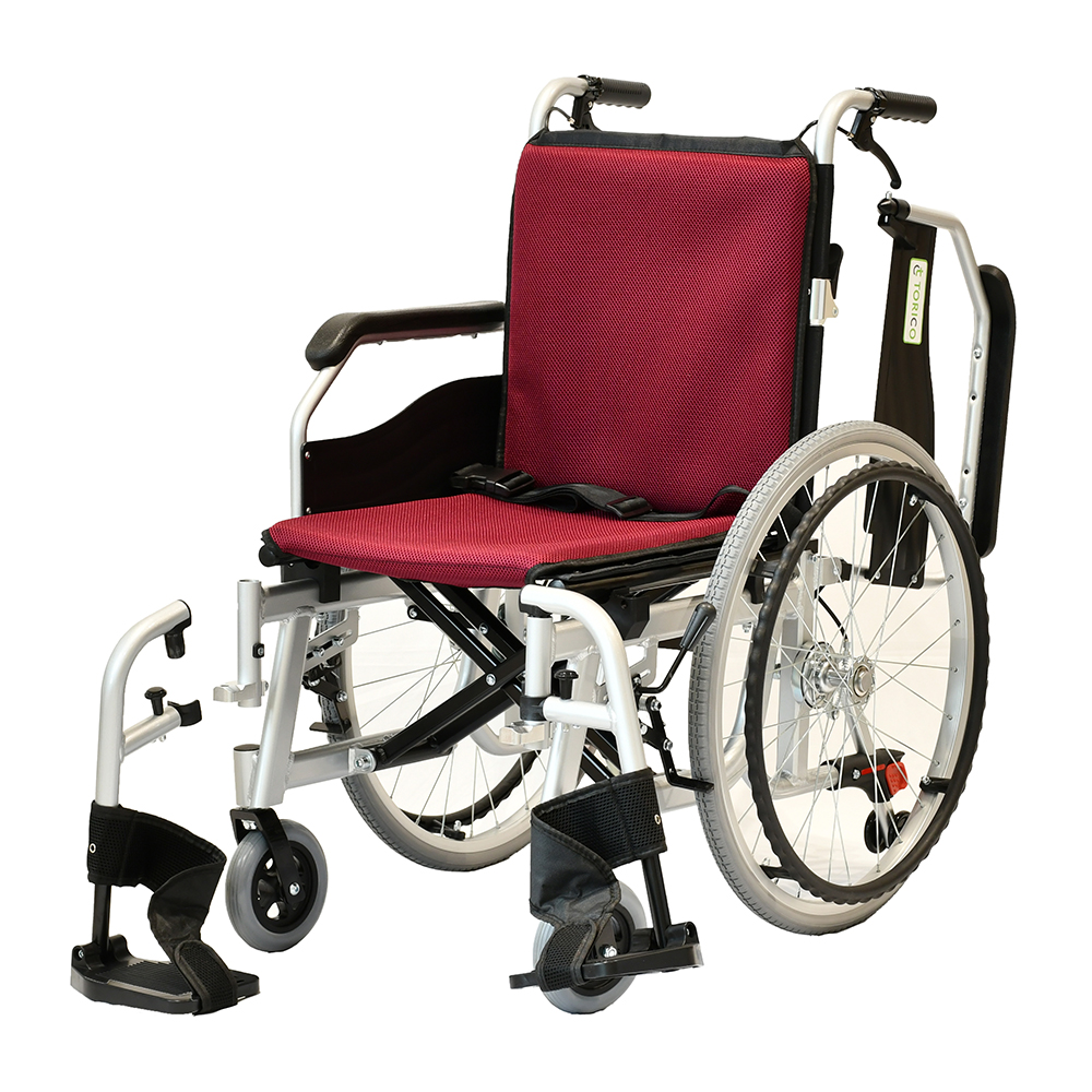 車椅子 折りたたみ 自走式 コンパクト ノーパンクタイヤ 軽量 アルミ製