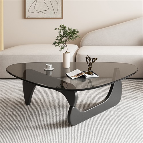 レビュー特典・センターテーブル ガラステーブル ローテーブル 三角形