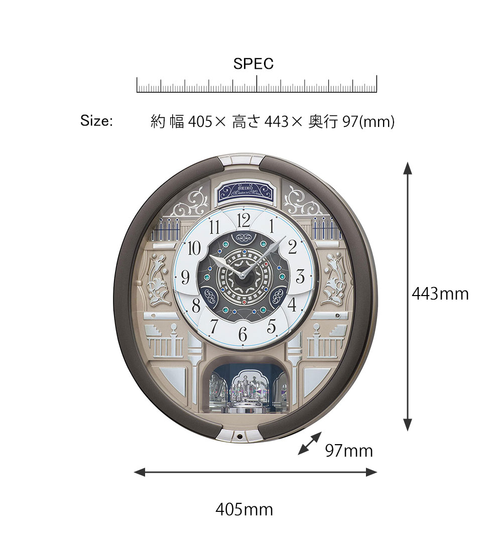 SEIKO（セイコー） からくり掛け時計 掛時計 壁掛け時計 掛け時計