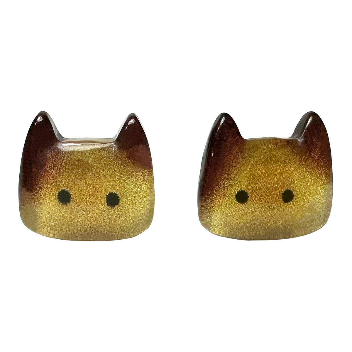 ネコ ピアス 2個セット 全6種類 ファンシー かわいい ねこ 猫 キャット
