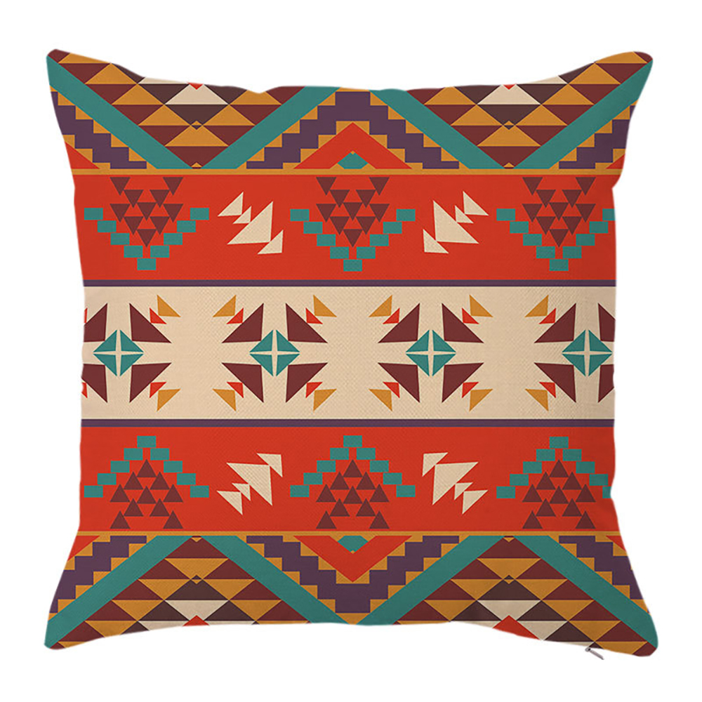 ネイティブ オルテガ柄 クッションカバー 45×45cm 全18種 コットン