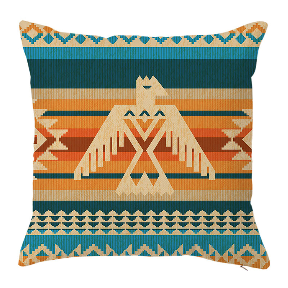 ネイティブ オルテガ柄 クッションカバー 45×45cm 全18種 コットン
