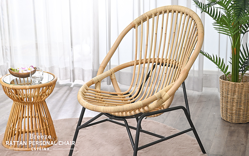 ラタンチェア おしゃれ ナチュラル 北欧 軽い C5901NX 爆買 : ランド