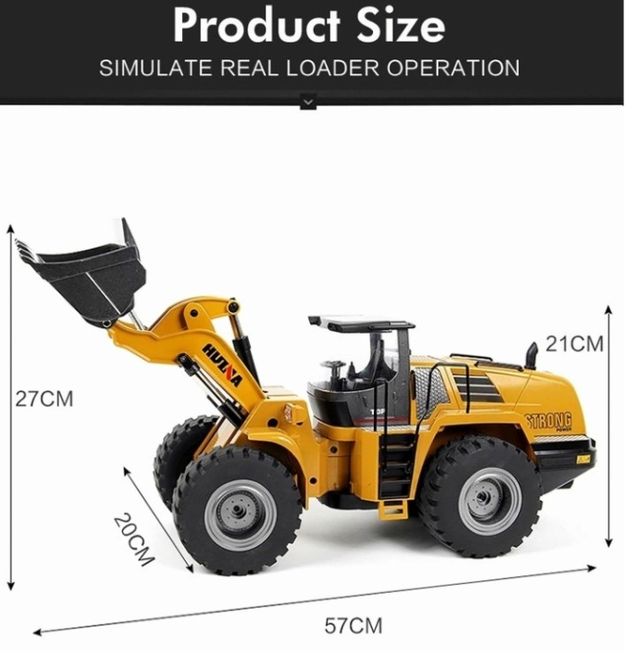 ホイールローダー 人気 ラジコン RC フルメタルモデル Huina 1583