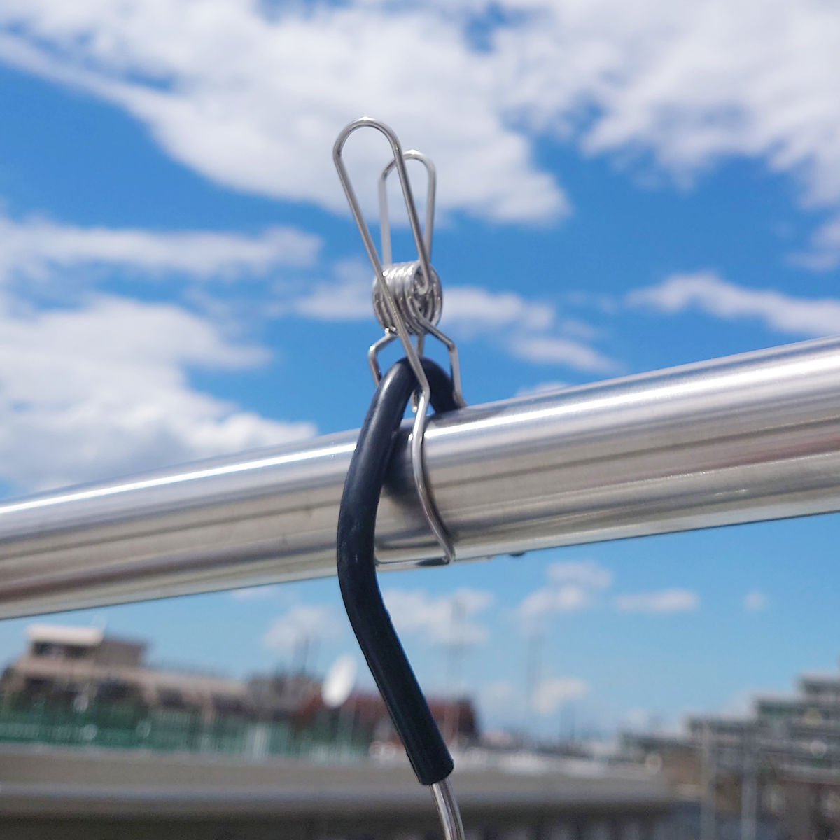 大木製作所 洗濯ばさみ 竿ピンチ 4個入 ステンレス 竿ばさみ （ 洗濯