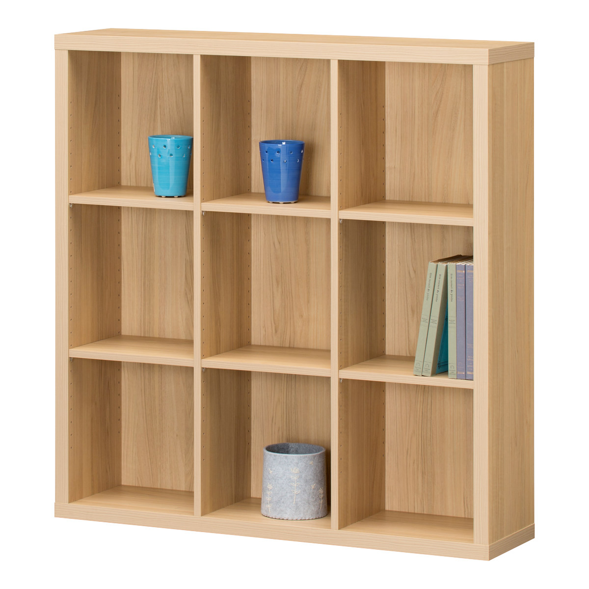 本棚 幅110cm 3段 フリーラック 3列 セパルテック （ ラック 収納棚