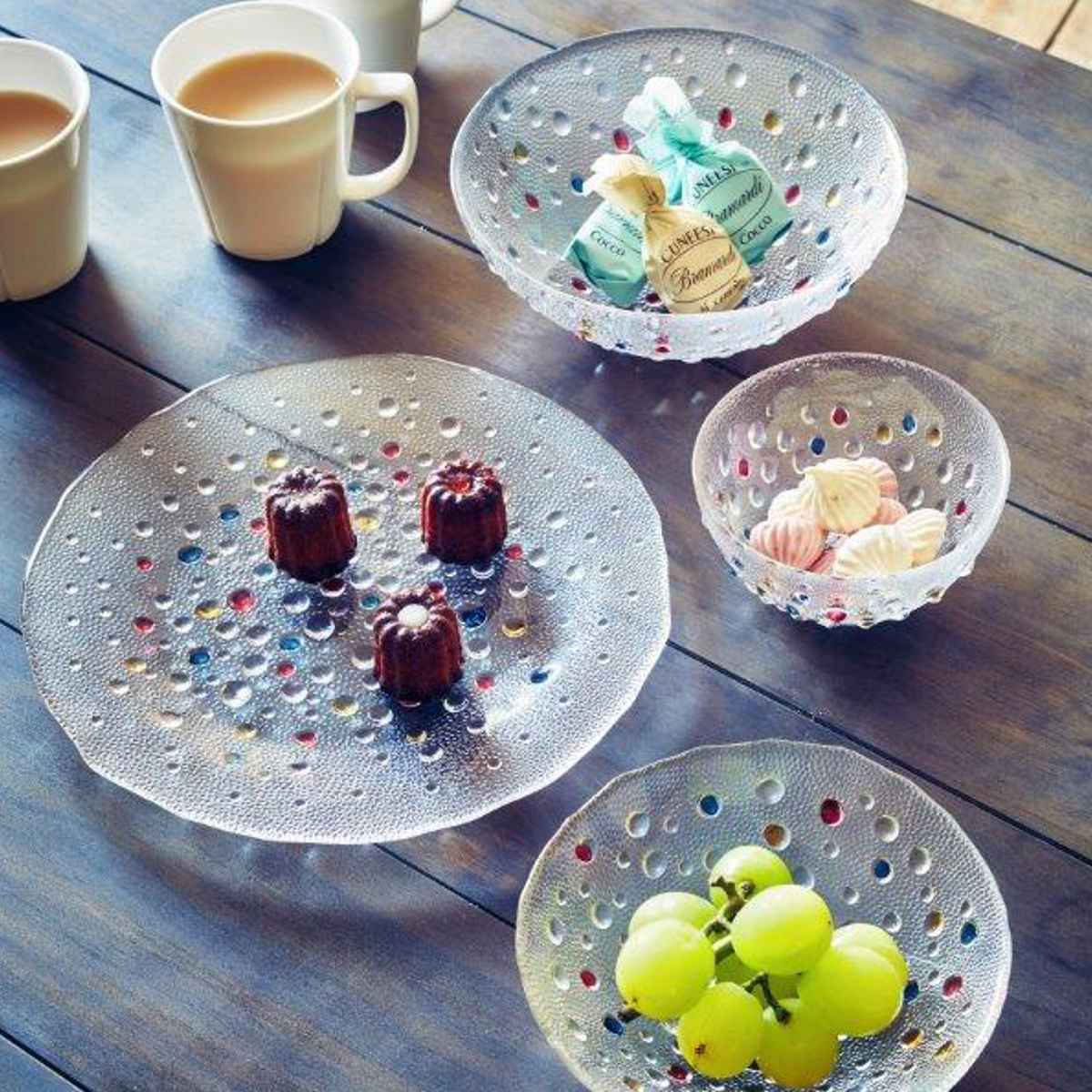 DANSK（ダンスク） フルーツボウル 13cm バブルコンフェティ （ 皿