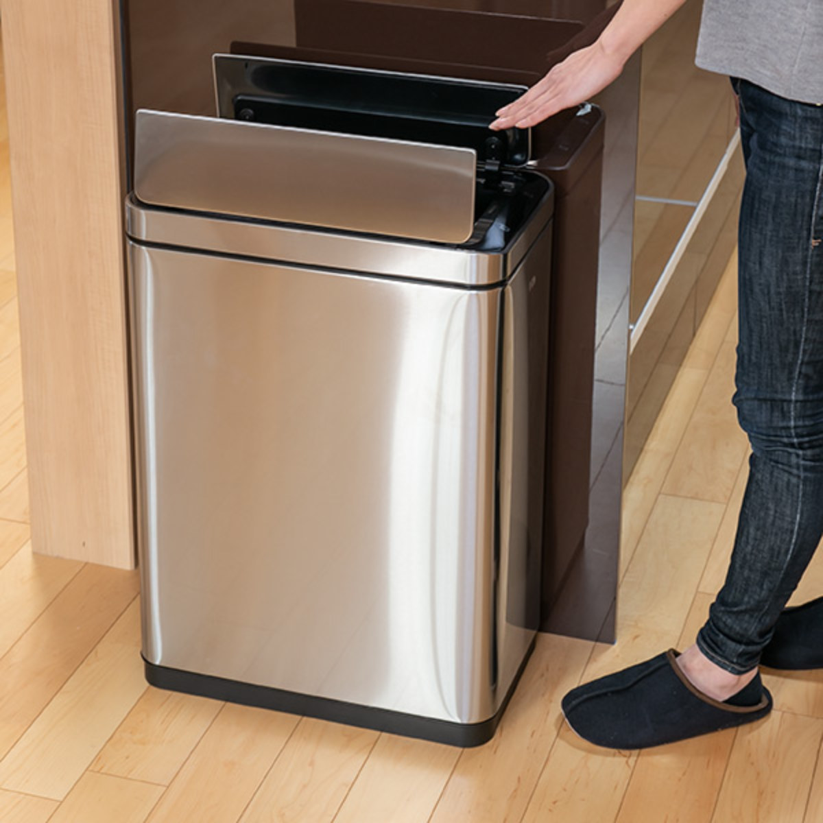 EKO（イーケーオー） ゴミ箱 45L デラックスファントム センサービン