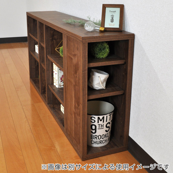 アルファタカバ オープンラック ショップ風 ディスプレイラック 側面