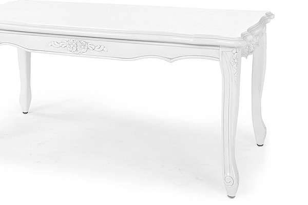 センターテーブル ローテーブル 猫脚 ロマンチック Fiore 幅100cm