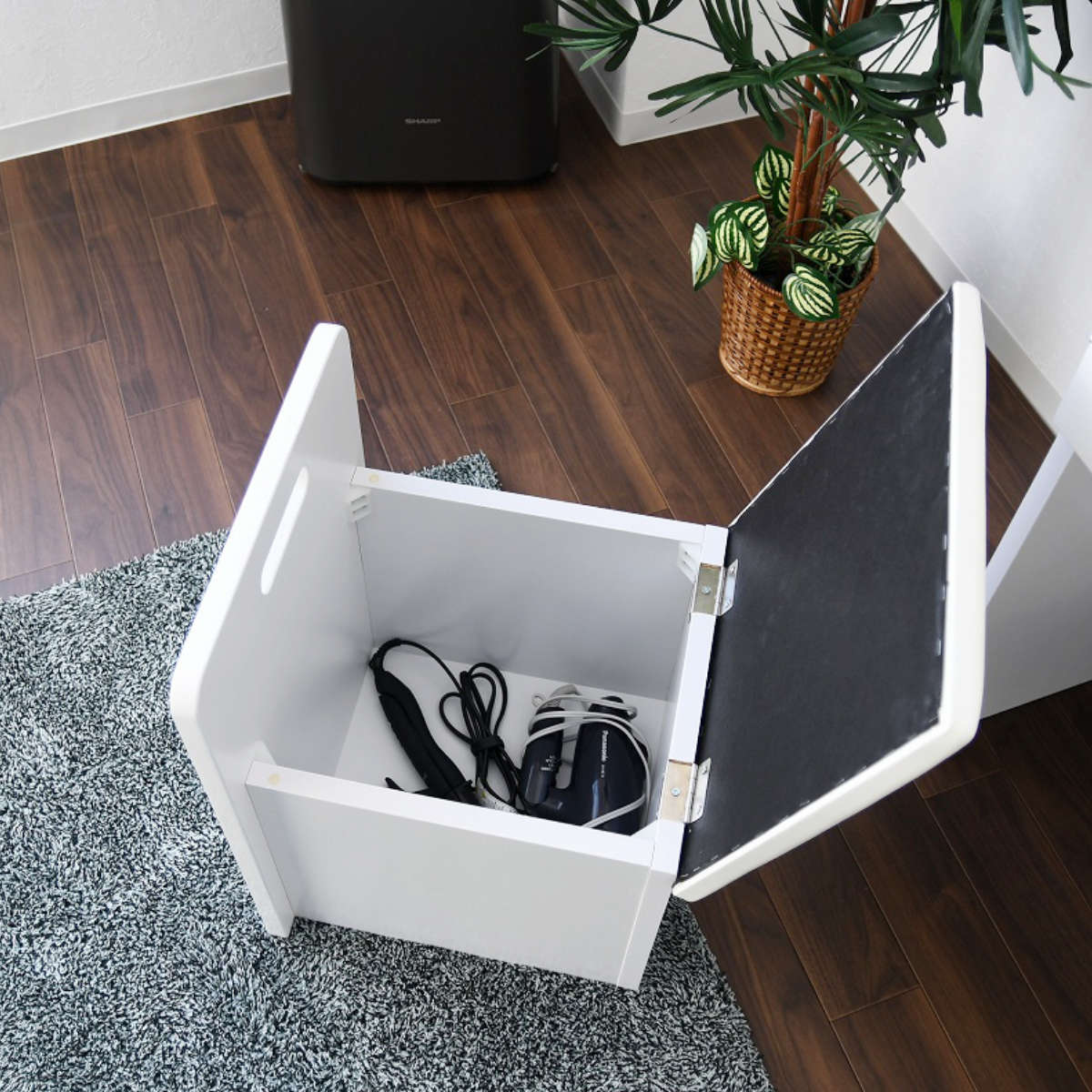 ドレッサー 幅65cm 鏡台 一面鏡 ローズ （ スツール付き コンセント