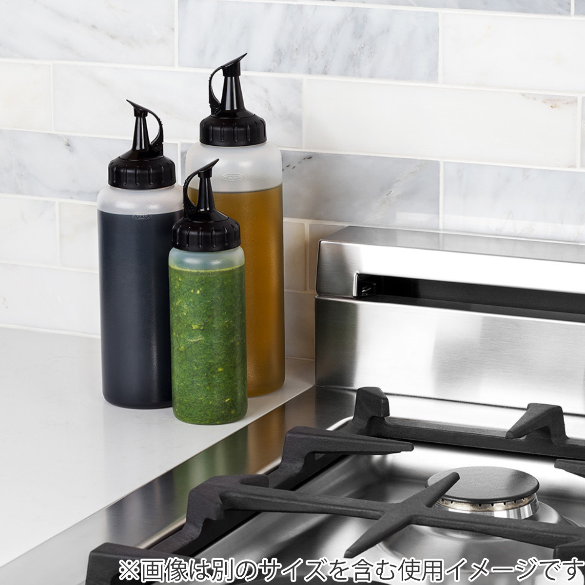 OXO（オクソー） ドレッシングボトル 中 Good Grips スクィーズボトル