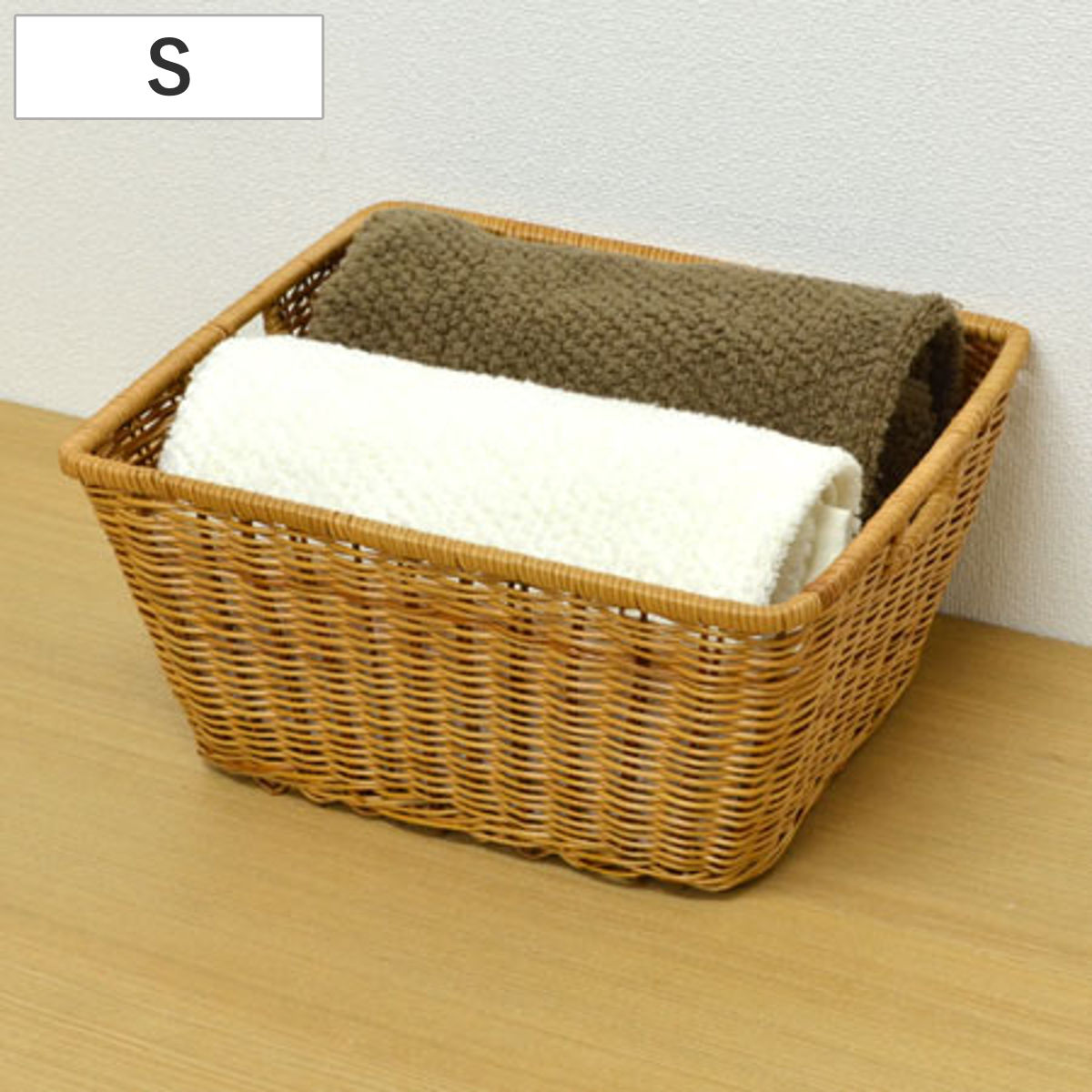 ちどり産業 収納バスケット 天然素材 Sサイズ （ アジアン かご