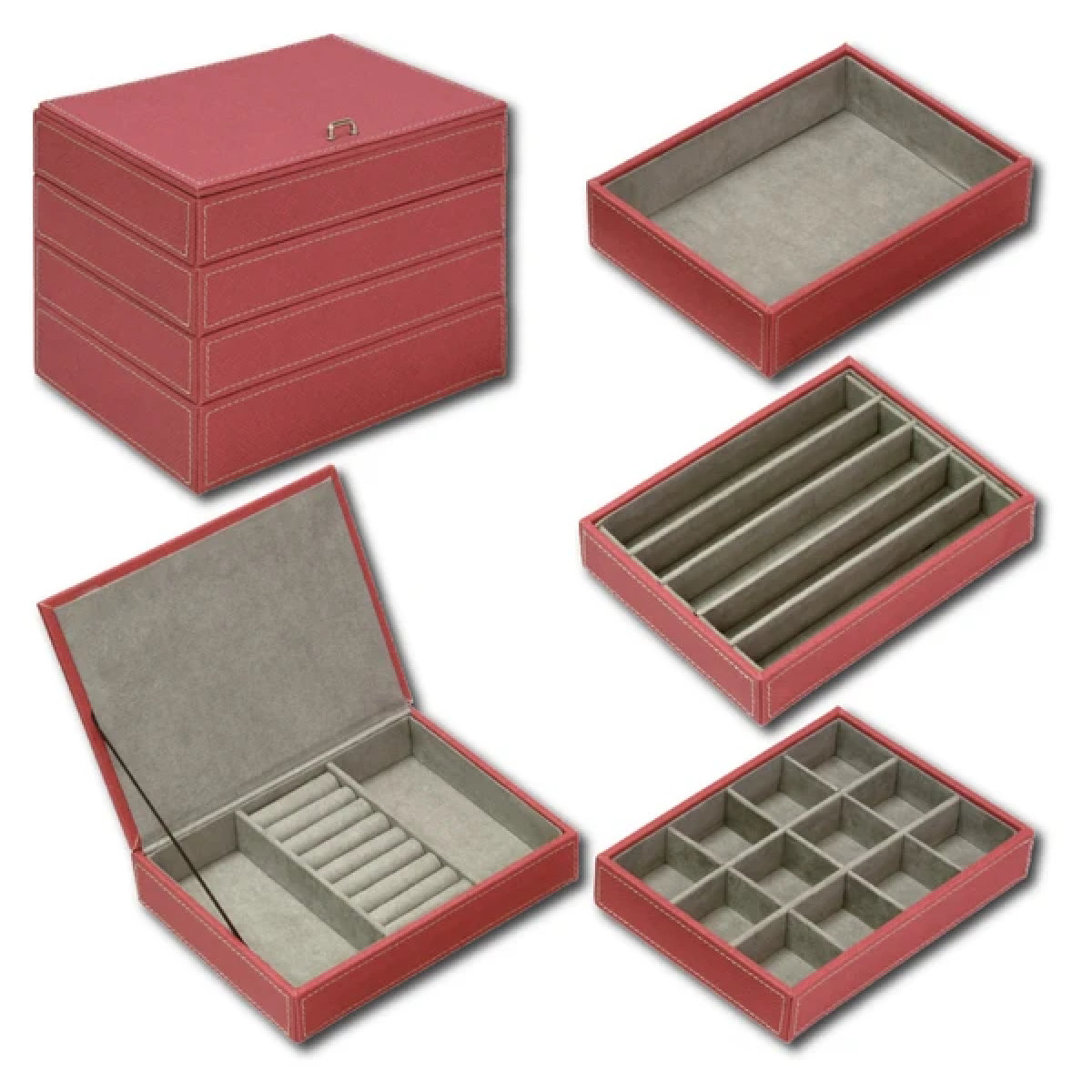 小物収納 4段 ジュエリーボックス アクセサリー （ 収納 ジュエリー