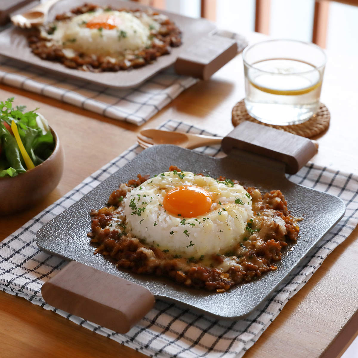 TTS グリルプレート IH対応 四角 ソリッドグリルパン ミニ ドクター