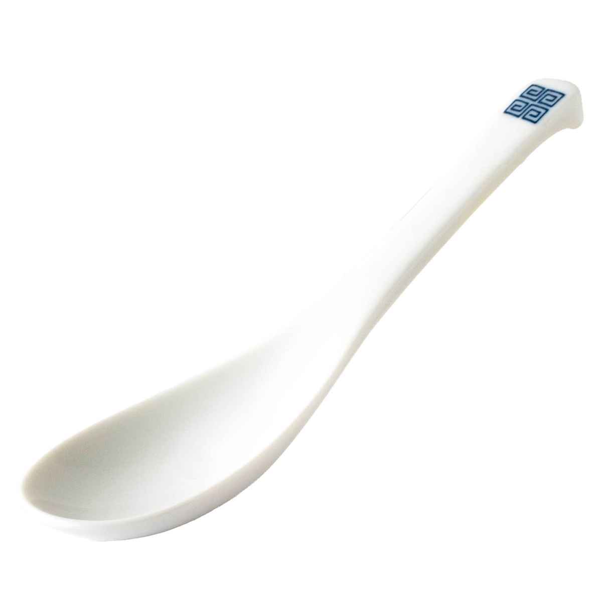 レンゲ 16cm レトロ中華 ナルト 磁器 （ 食洗機対応 蓮華 れんげ